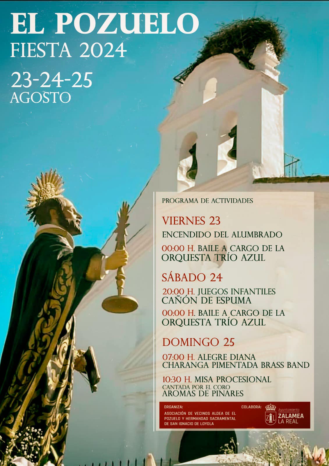 Fiestas patronales en honor a San Ignacio de Loyola 2024 El Pozuelo